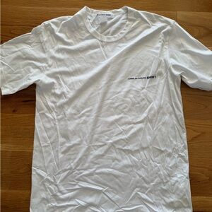 Comme des Garcons White Short Sleeve Tee